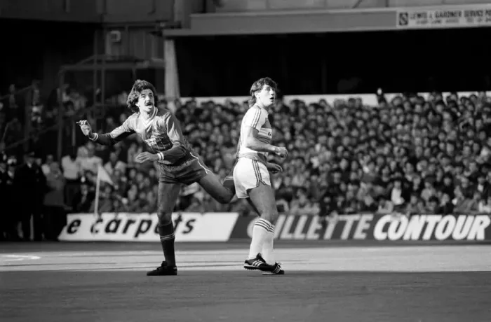 Framed Print : Division 1 football. Queens Park Rangers 0 v. Liverpool 1. October 1983 LF14-09-030