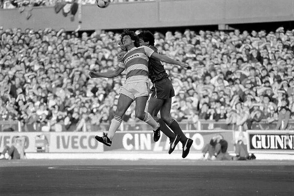 Division 1 football. Queens Park Rangers 0 v. Liverpool 1. October 1983 LF14-09-079