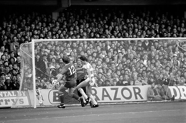Division 1 football. Queens Park Rangers 0 v. Liverpool 1. October 1983 LF14-09-075