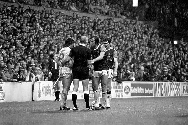 Division 1 football. West Ham United 1 v. Liverpool 3. October 1983 LF14-05-110