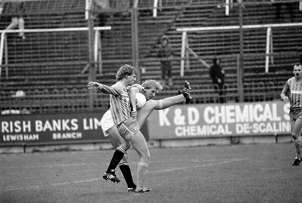 Division 1 football. West Ham United 1 v. Liverpool 3. October 1983 LF14-05-033