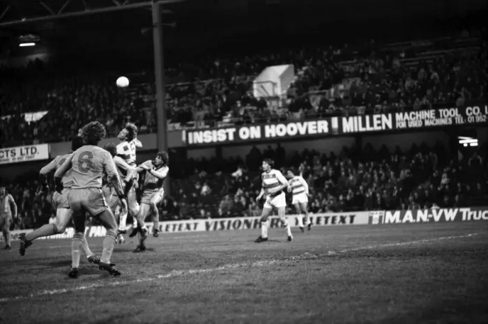 Framed Print : Division 2 football. Chelsea 1 v. Oldham o. November 1980 LF05-11-113 Framed Print : Division 2 football. Chelsea 1 v. Oldham o. November 1980 LF05-11-113