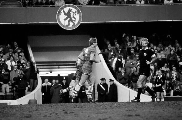 Division 2 football. Chelsea 2 v. Grimsby 3 December 1983 LF14-27-023