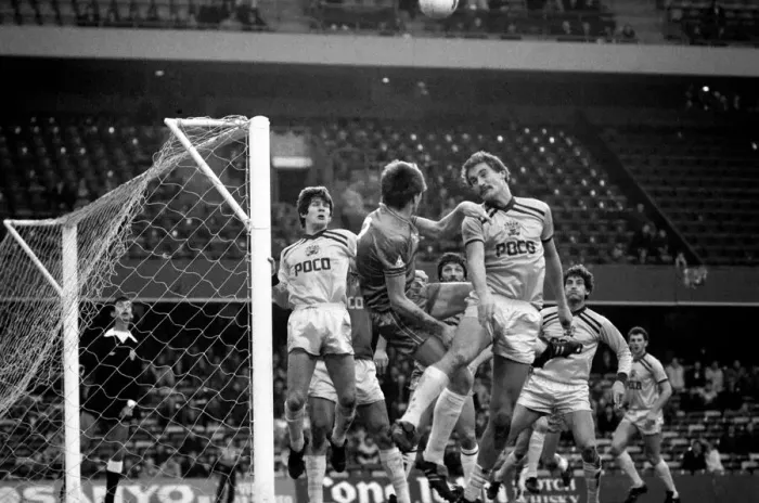 Framed Print : Division 2 football. Chelsea 2 v. Burnley 1 December 1982 LF11-27-023 Framed Print : Division 2 football. Chelsea 2 v. Burnley 1 December 1982 LF11-27-023