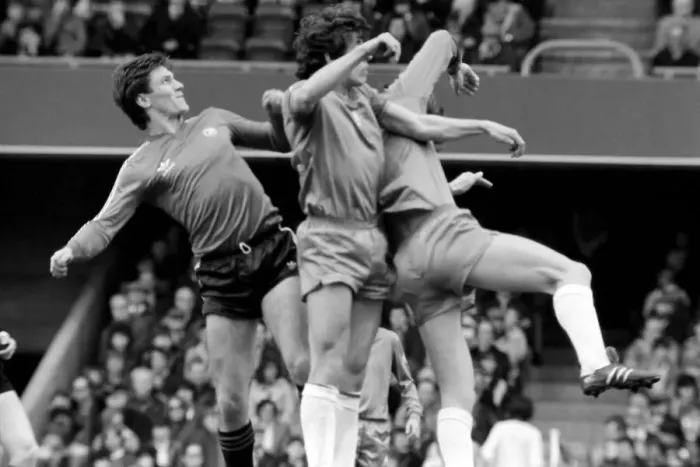Framed Print : Division 2 football. Chelsea 2 v. QPR 1. April 1982 LF09-05-023 Framed Print : Division 2 football. Chelsea 2 v. QPR 1. April 1982 LF09-05-023