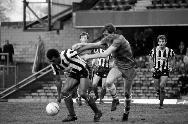 Division 2 football. Chelsea 2 v. Grimsby 3 December 1983 LF14-27-013