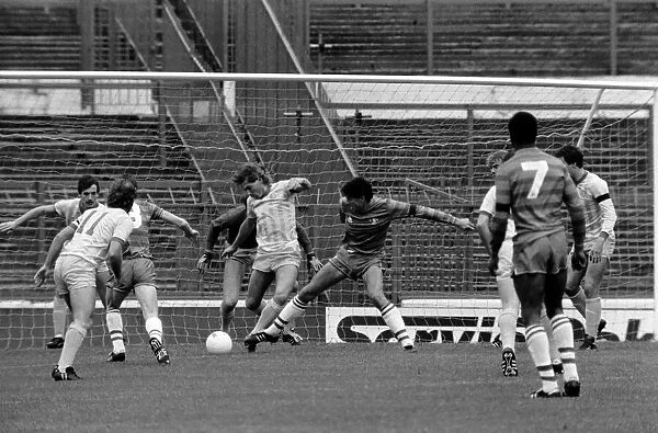 Division 2 football. Chelsea 2 v. Cardiff 0. October 1983 LF14-03-022