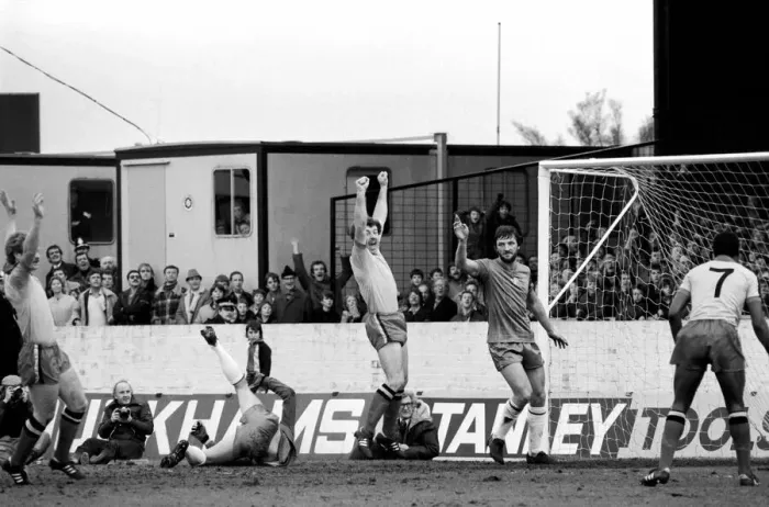 Framed Print : Division 2 football. Watford 1 v. Chelsea 0. February 1982 LF08-38-016 Framed Print : Division 2 football. Watford 1 v. Chelsea 0. February 1982 LF08-38-016