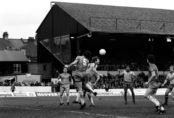 Framed Print : Division 2 football. Watford 1 v. Chelsea 0. February 1982 LF08-38-076