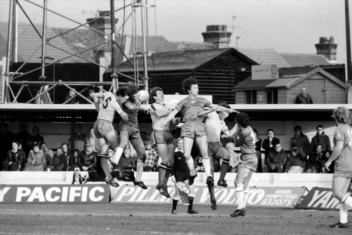 Framed Print : Division 2 football. Watford 1 v. Chelsea 0. February 1982 LF08-38-021 Framed Print : Division 2 football. Watford 1 v. Chelsea 0. February 1982 LF08-38-021