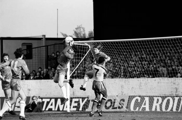Framed Print : Division 2 football. Watford 1 v. Chelsea 0. February 1982 LF08-38-046 Framed Print : Division 2 football. Watford 1 v. Chelsea 0. February 1982 LF08-38-046