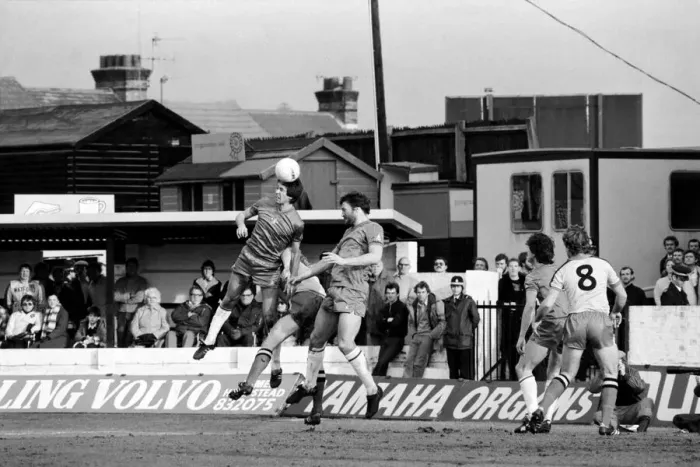 Framed Print : Division 2 football. Watford 1 v. Chelsea 0. February 1982 LF08-38-023 Framed Print : Division 2 football. Watford 1 v. Chelsea 0. February 1982 LF08-38-023
