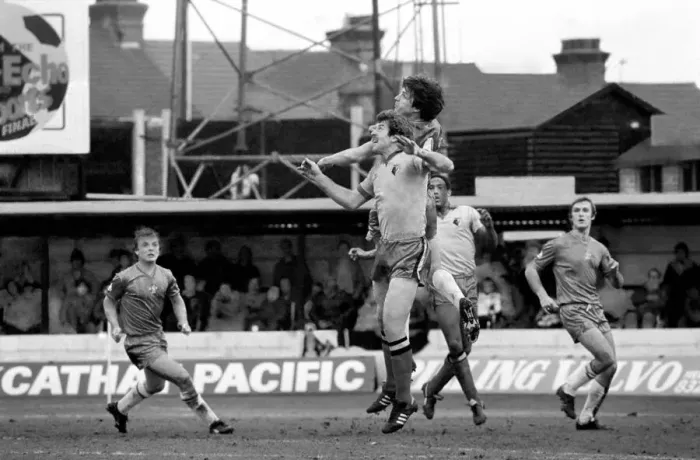 Framed Print : Division 2 football. Watford 1 v. Chelsea 0. February 1982 LF08-38-091 Framed Print : Division 2 football. Watford 1 v. Chelsea 0. February 1982 LF08-38-091