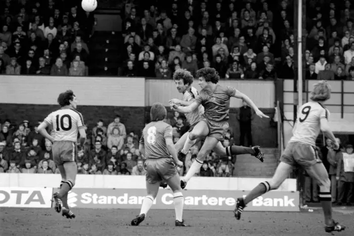 Framed Print : Division 2 football. Watford 1 v. Chelsea 0. February 1982 LF08-38-052 Framed Print : Division 2 football. Watford 1 v. Chelsea 0. February 1982 LF08-38-052