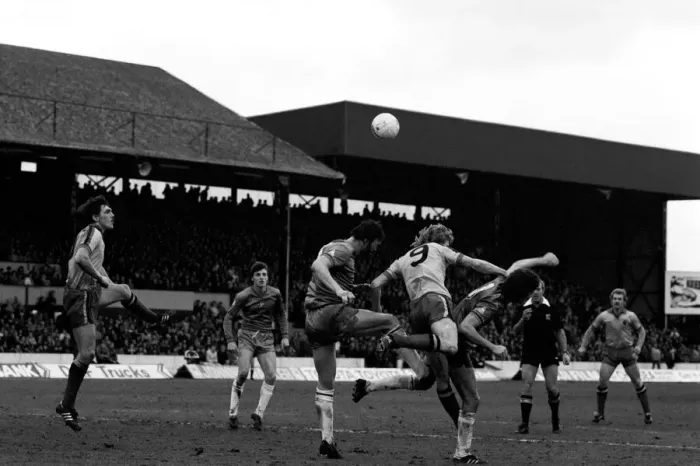 Framed Print : Division 2 football. Watford 1 v. Chelsea 0. February 1982 LF08-38-080 Framed Print : Division 2 football. Watford 1 v. Chelsea 0. February 1982 LF08-38-080