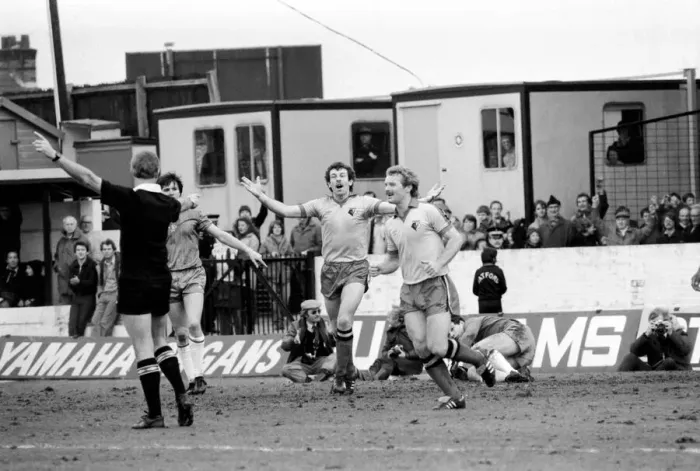 Framed Print : Division 2 football. Watford 1 v. Chelsea 0. February 1982 LF08-38-003 Framed Print : Division 2 football. Watford 1 v. Chelsea 0. February 1982 LF08-38-003