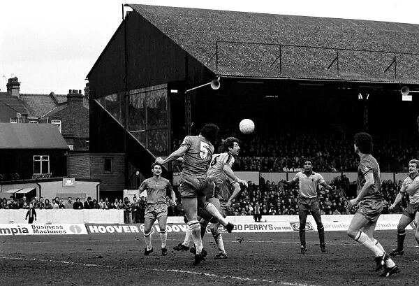 Division 2 football. Watford 1 v. Chelsea 0. February 1982 LF08-38-076