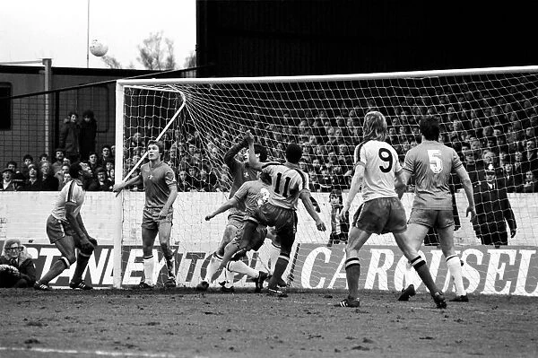 Division 2 football. Watford 1 v. Chelsea 0. February 1982 LF08-38-095