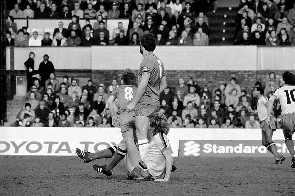 Division 2 football. Watford 1 v. Chelsea 0. February 1982 LF08-38-029
