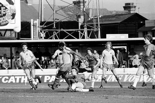 Division 2 football. Watford 1 v. Chelsea 0. February 1982 LF08-38-024
