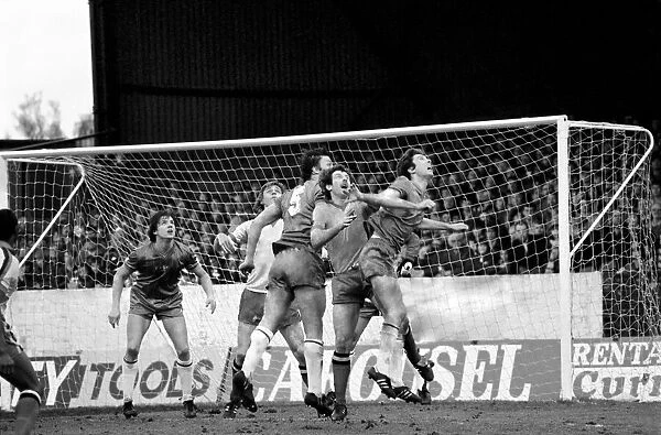 Division 2 football. Watford 1 v. Chelsea 0. February 1982 LF08-38-071