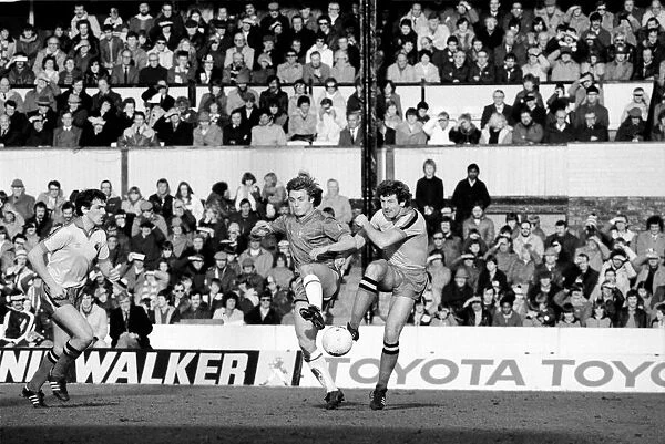 Division 2 football. Watford 1 v. Chelsea 0. February 1982 LF08-38-048