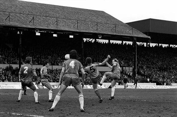Division 2 football. Watford 1 v. Chelsea 0. February 1982 LF08-38-085