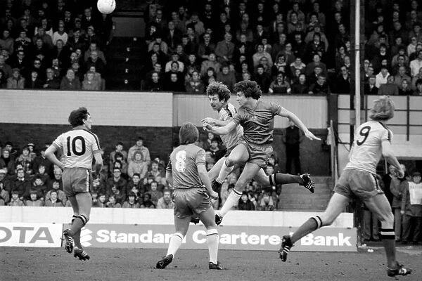 Division 2 football. Watford 1 v. Chelsea 0. February 1982 LF08-38-052