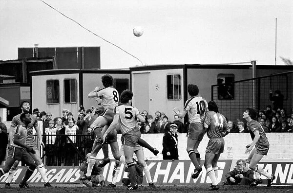 Division 2 football. Watford 1 v. Chelsea 0. February 1982 LF08-38-078
