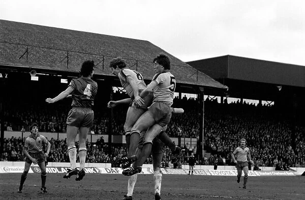 Division 2 football. Watford 1 v. Chelsea 0. February 1982 LF08-38-073