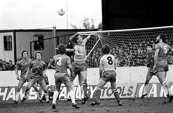 Division 2 football. Watford 1 v. Chelsea 0. February 1982 LF08-38-072