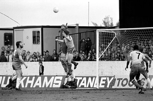 Division 2 football. Watford 1 v. Chelsea 0. February 1982 LF08-38-009