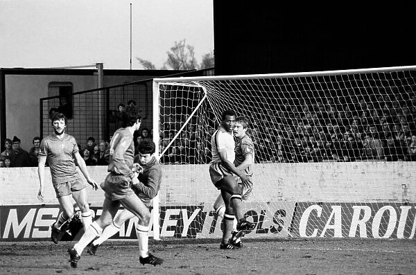 Division 2 football. Watford 1 v. Chelsea 0. February 1982 LF08-38-045