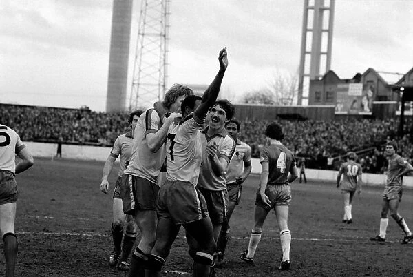 Division 2 football. Watford 1 v. Chelsea 0. February 1982 LF08-38-098