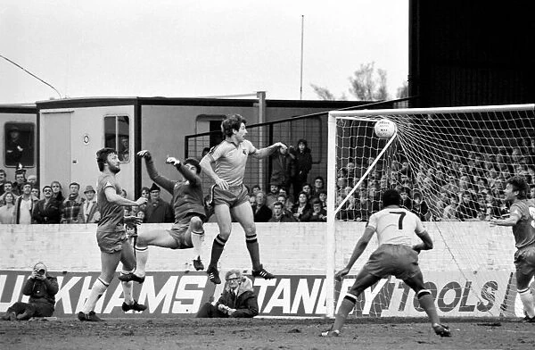 Division 2 football. Watford 1 v. Chelsea 0. February 1982 LF08-38-013