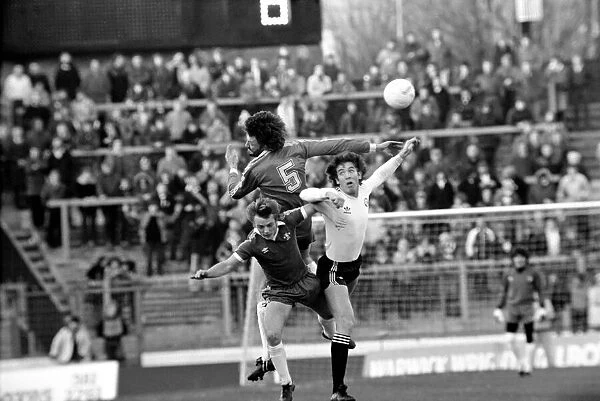 Division Two Football 1980  /  81 Season. Chelsea v Swansea, Stamford Bridge