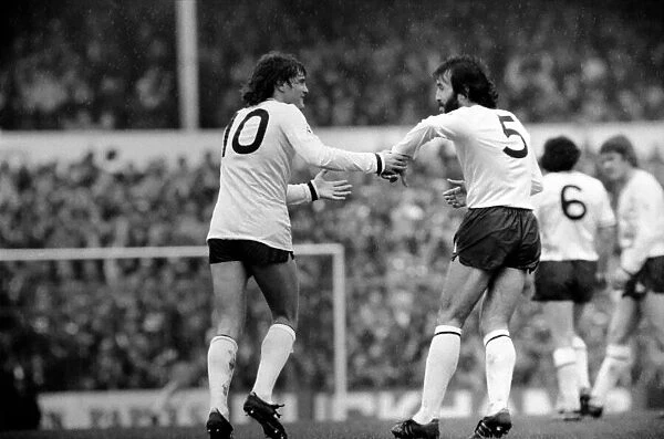 Division One Football 1980  /  81 Season. Tottenham Hotspur v Liverpool, White Hart Lane