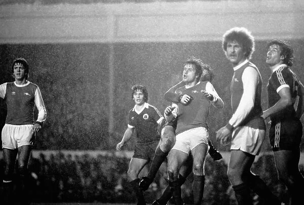 Division One Football 1980  /  81 Season. Arsenal v Everton, Highbury