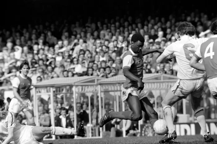 Framed Print : Division One Football 1980 / 81 Season Arsenal v Leeds United, Highbury Framed Print : Division One Football 1980 / 81 Season Arsenal v Leeds United, Highbury