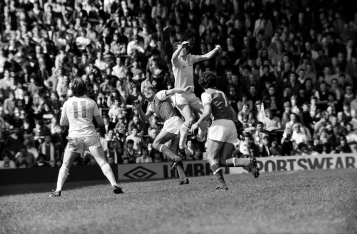 Framed Print : Division One Football 1980  /  81 Season Arsenal v Leeds United, Highbury