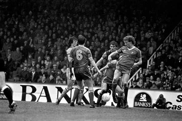 Division One Football 1980  /  81 Season Aston Villa v Middlesbrough, Villa Park