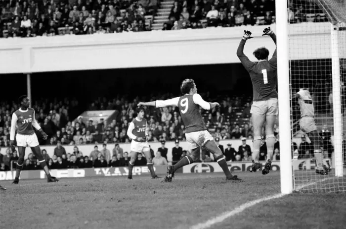 Framed Print : Division One Football, 1981 / 82 Season, Arsenal v Coventry, Highbury Framed Print : Division One Football, 1981 / 82 Season, Arsenal v Coventry, Highbury