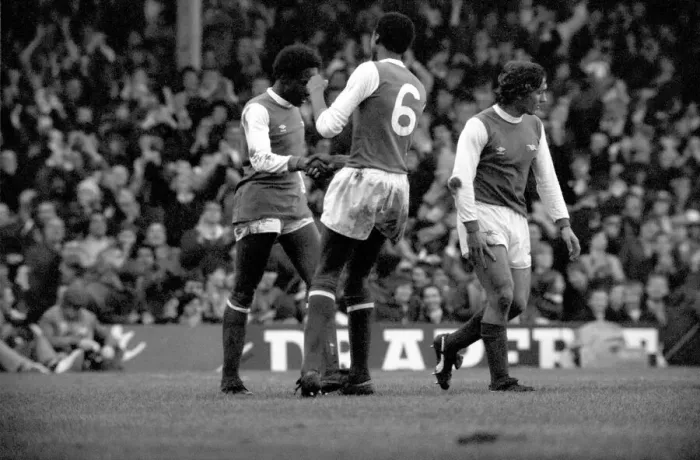 Framed Print : Division One Football 1981 / 82 Season, Arsenal v Manchester City, Highbury Framed Print : Division One Football 1981 / 82 Season, Arsenal v Manchester City, Highbury