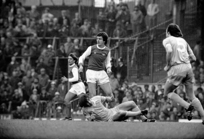 Framed Print : Division One Football 1981 / 82 Season, Arsenal v Manchester City, Highbury Framed Print : Division One Football 1981 / 82 Season, Arsenal v Manchester City, Highbury