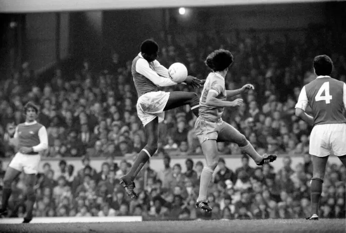 Framed Print : Division One Football 1981 / 82 Season, Arsenal v Manchester City, Highbury Framed Print : Division One Football 1981 / 82 Season, Arsenal v Manchester City, Highbury
