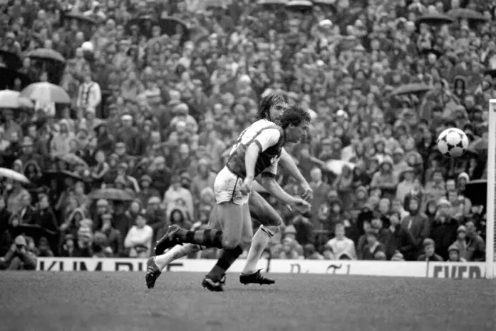 Framed Print : Division One Football, 1982  /  83 Season. Arsenal v West Ham United, Highbury