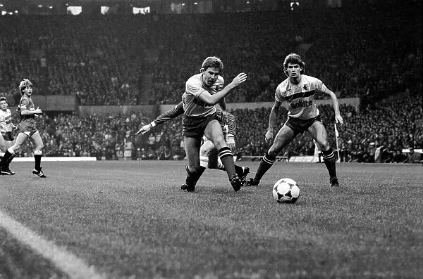 Division One Football 1985  /  86 Season. Manchester United v Watford, Old Trafford
