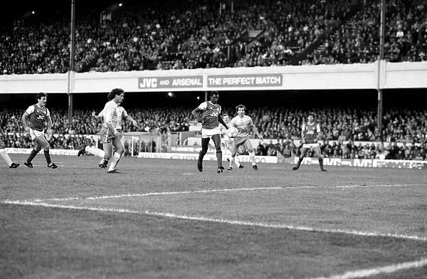 Division One Football 1985  /  86 Season. Arsenal v Manchester City, Highbury