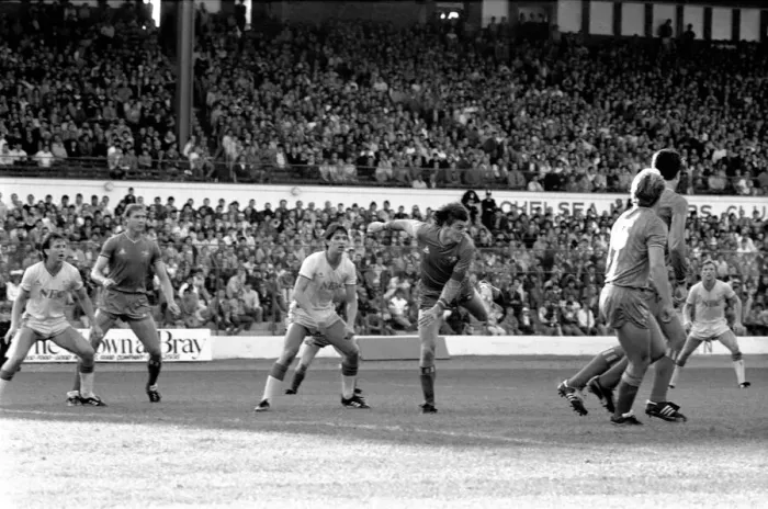 Framed Print : Division One Football 1985 / 86 Season, Chelsea v Everton, Stamford Bridge Framed Print : Division One Football 1985 / 86 Season, Chelsea v Everton, Stamford Bridge