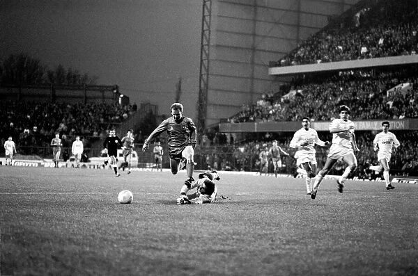 Division One Football 1985  /  86 Season. Chelsea v. Tottenham Hotspur, Stamford Bridge